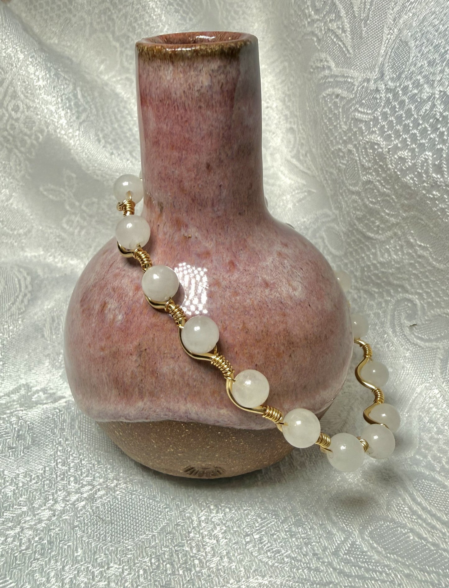 Annie | White Agate Bracelet